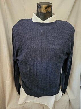 Men's Tre Vero SUPER SOFT Cable Knit Crewneck Sweater Sz XL NEW with tag